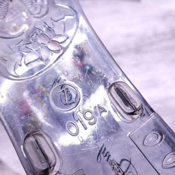 Penny Loves Kenny Beaded Jelly Thong Flip Flop Sandal Clear Women's sz 7 - Picture 7 of 8